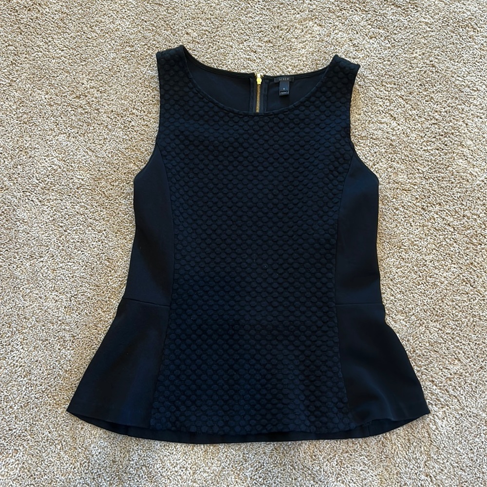 J Crew black tank